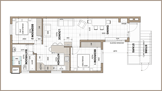 Type C First Floor Plan